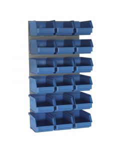 LP1 Louvred Panel with Size 5 Bins