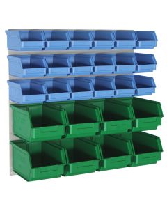 LP3 Louvred Panel with  Bins