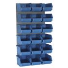 LP1 Louvred Panel with Size 5 Bins