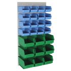 LP4 Louvred Panel with  Bins